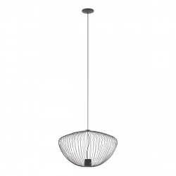 Nowoczesna Lampa Wisząca w Stylu Loft Szara PUMPKIN M UMBRA GRAY 11245 NOWOVORSKI