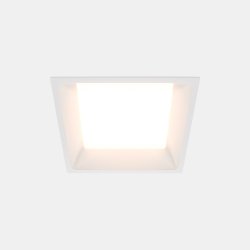 Lampa wbudowana wpuszczana w sufit LED kwadratowa aluminiowa biała Okno MAYTONI DL056-18W3K-W