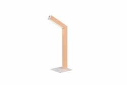 Nowoczesna lampa stołowa biurkowa LED jasne drewno podłużna minimalistyczna uniwersalna regulowana ściemnialna SKIP R55951135 Rl