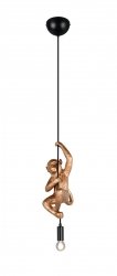 Designerska lampa wisząca złota R36551079