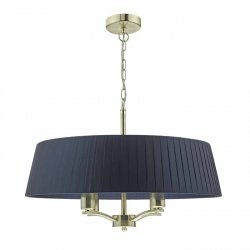 Żyrandol Abażurowy Vintage CRISTIN CRI0423 DAR LIGHTING