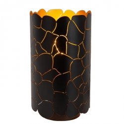 Designerska Czarna Lampka Stołowa Nowoczesna ALMELO 21534/15/30 LUCIDE