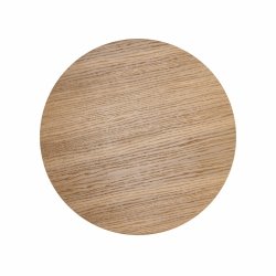 Nowoczesny drewniany kinkiet ścienny okrąg ring styl rustykalny LUNA WOOD DĄB 40cm 5449 TK-Lighting