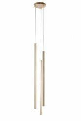Minimalistyczna Złota lampa wisząca sopel III Sigma 40964 lampa nad stół nad wyspę złote rurki 