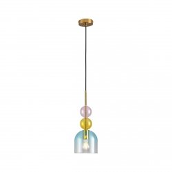 Lampa wisząca nowoczesna szklany kolorowy klosz designerska regulacja wysokości PASTELLO ST-DN345A Step Into Design
