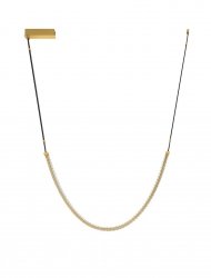 Kryształowa lampa wisząca zwis LED glamour designerska nowoczesna ściemnialna Luces Exclusivas 9124106