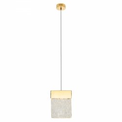 Złota lampa wisząca VETRO MAXLIGHT P0428D