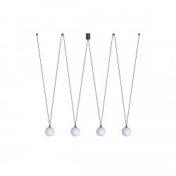 Nowoczesna Lampa Wisząca Mleczny Klosz SLING IV 10354 Nowodvorski LightingI
