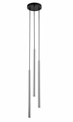 Minimalistyczna lampa wisząca sopel III Sigma 40731 lampa nad stół nad wyspę srebrne rurki 