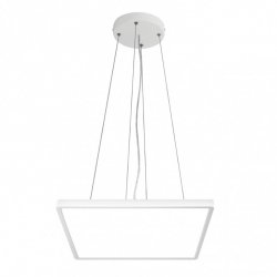 Biała Nowoczesna Lampa Wisząca LED BASTIA PND-83625-300S-24W-WH ITALUX