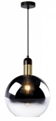 LAMPA WISZĄCA KULA LUCIDE JULIUS 34438/28/65 CZARNO ZŁOTA DESIGNERSKA