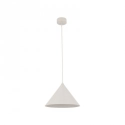 Beżowa lampa wisząca stożkowy klosz minimalistyczna loftowa uniwersalna klasyczna CONO M 11380 TK-LIGHTING