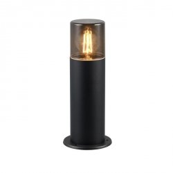 Minimalistyczny Nowoczesny Słupek Ogrodowy Czarny HOOSIC 524060132 TRIO