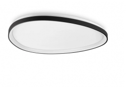 Lampa sufitowa LED okrągła czarna minimalistyczna klasyczna Gemini pl d081 on-off 2700k 341507 IDEAL LUX 