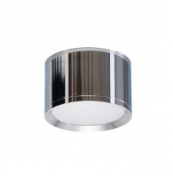 Nowoczesna oprawa sufitowa chromowana natynkowa hermetyczna LED plafon do łazienki FLUME/MARTON Azzardo AZ6856 8W 4000K