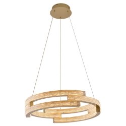 Nowoczesna Złota Lampa Wisząca LED Okrąg TARJA LED CCT złota LP-1810/1P GD LIGHT PRESTIGE