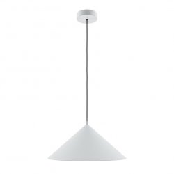 Nowoczesna Lampa Wisząca Basic Colors Maytoni MOD167PL-01W Stożkowy Kształt Biała