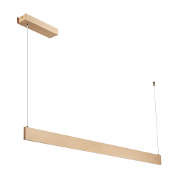 Złota lampa wisząca listwa LINEA led 36W 3000K-4000K-5700K Milagro ML1785 