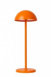 Zewnętrzna Lampa Stołowa Ładowana Przez USB LUCIDE JOY 15500/02/53 Pomarańczowa Bezprzewodowa Lampa Zewnętrzna Na Stół