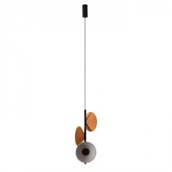 Nowoczesna Lampa Wisząca LED Designerska Żółte Klosze PURO P0564 MAXLIGHT