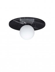 Stylowy plafon marmur szklany klosz JUANJUI LE44851 Luces Exlusivas