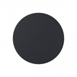 Lampa ścienna kinkiet czarny okrągły 15cm płaski metalowy minimalistyczy NYX ST-8293W/15 black Step Into Design