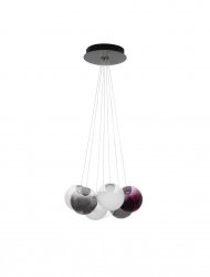 Lampa wisząca LED wielopunktowa molekularna szklane kule minimalistyczna uniwersalna dekoracyjna Luces Exclusivas 9190212