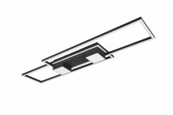 Nowoczesna Dekoracyjna Lampa Sufitowa Czarny Plafon ALBANY 647710432 TRIO