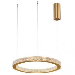 Lampa Wisząca Okrąg Złoty Glamour MONTT LE41697 LUCES EXCLUSIVAS