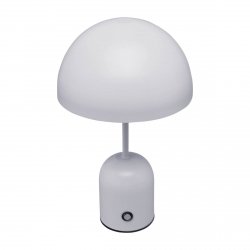 Szara lampa stołowa biurkowa CANTIA Italux TB-75839-GR