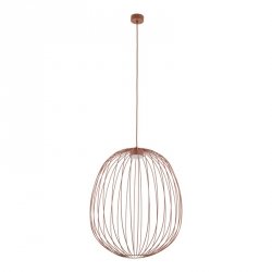 Lampa wisząca kolor ceglany ażurowa druciana owalna minimalistyczna loftowa uniwersalna klasyczna SPHERA L 11302 TK-LIGHTING
