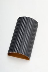 Elegancki czarny kinkiet Azzardo LUCIUS WALL 2 BK/BK AZ6109