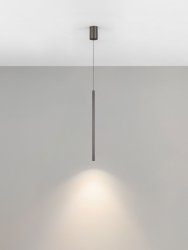 Lampa wisząca LED zwis 60cm czarna nowoczesna minimalistyczna do salonu jadalni Luces Exclusivas