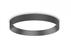 Lampa sufitowa LED okrągła czarna minimalistyczna klasyczna Fly pl d35 2700k 341156 IDEAL LUX 