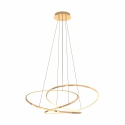 MD7360-1A-3GT CHOLET LAMPA WISZĄCA ZŁOTA/GOLD