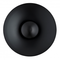 Designerski kinkiet ścienny LED metalowy okrąg w kolorze kremowym czarnym BOLTON 8864 Argon