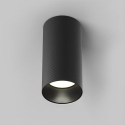  Lampa sufitowa plafon tuba klasyczna nowoczesna aluminium czarna Artisan MAYTONI C080CL-01-GU10-B