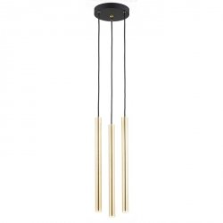 Nowoczesna Lampa Wisząca Tuba Mosiądz SICILIA PLUS 6191 ARGON