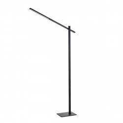 Nowoczesna czarna lampa stojąca ONTARIO FLOOR BLACK Azzardo AZ6803
