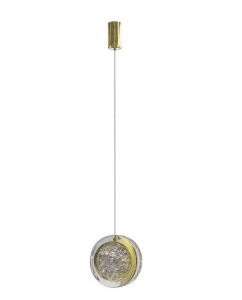 Dekoracyjna lampa wisząca LED pojedyncza złota EUFORIA 13 AZ6734 GOLD Azzardo
