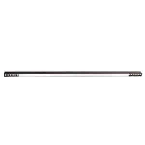 Lampa sufitowa plafon LED minimalistyczna klasyczna prostokąt listwa czarna aluminiowa RX C0261 MAXLIGHT 