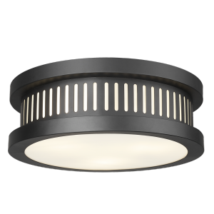 Czarny plafon zewnętrzny ogrodowy FUNCHAL C03163BK Cosmo Light