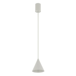Lampa wisząca stożkowa ZENITH XS silk grey 11455 Nowodvorski Lighting