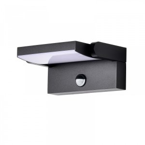 Zewnętrzna lampa elewacyjna DURANTE IP54 SENSOR CCT BK Azzardo AZ6536