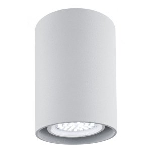 Lampa sufitowa downlight tuba plafon metalowa okrągła srebrna pojedyncza nowoczesna klasyczna LED GU10 TYBER 3117 Argon