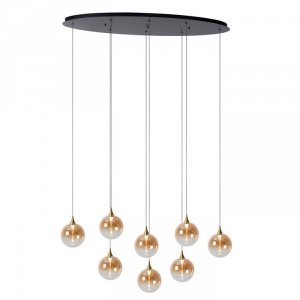 Nowoczesna Lampa Wisząca LED Szklane Klosze Kule GISELA 13494/29/62 LUCIDE