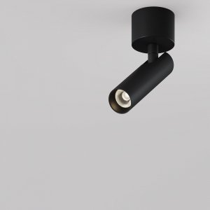 Lampa sufitowa plafon spot LED nowoczesna regulowana tuba aluminium czarny Focus T MAYTONI C141CL-L125-6W3K-B