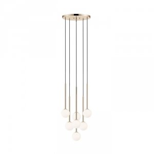P0574-07F-F7AA ARCTURUS LAMPA WISZĄCA ZŁOTA/GOLD