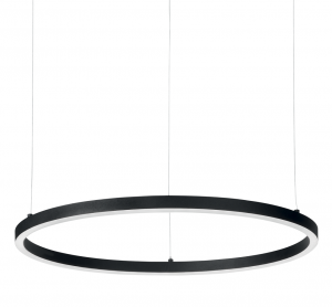 NOWOCZESNA LAMPA WISZĄCA OKRĄG RING LED CZARNA IDEAL LUX 304366 ORACLE SLIM SP D50 ROUND 3000K DALI 