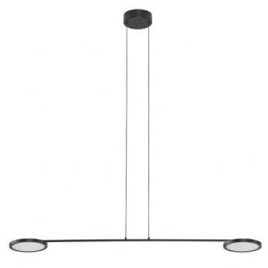 Minimalistyczna Lampa Ledowa Koloru Czarnego ABOT LE43207 LUCES EXCLUSIVAS